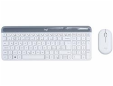 Logitech Slim Wireless Keyboard and Mouse Combo MK470 - OFFWHITE - CZE-SKY INT L - INTNL