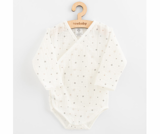 Kojenecké mušelínové body s bočním zapínáním New Baby Art...