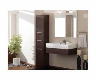 Topeshop S43 WENGE bathroom storage cabinet Brown