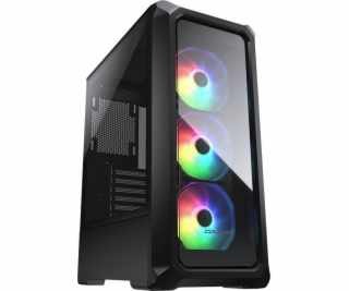COUGAR PC skříň ARCHON 2 RGB Black Mid Tower TG Front Pan...