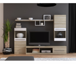 Cama storage cabinets set NICK 220/41/190 sonoma oak matt...