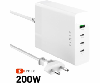 Fixed 3xUSB-C USB 200W FIXCG200-3C1A-WH