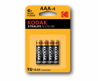 Kodak XTRALIFE alkaline AAA battery (4 pack)
