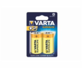 VARTA ZINC CARBON BATTERIES R20 (TYP D) 2PCS SUPERLIFE