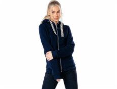 Justhype Justhype Mikina se stahovací šňůrkou na zip HYPWOMHOOD003 Navy Blue 10