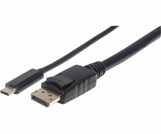 Manhattan USB-C – DisplayPort USB kabel 1 m černý (152471)