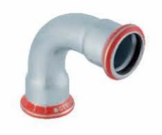Geberit Koleno 90° Mapress C-Stahl 54 mm (23108)