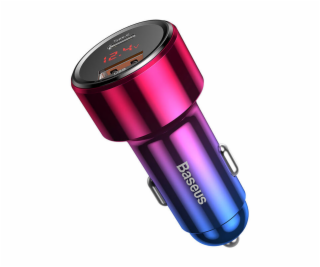 Nabíjačka do auta Baseus Magic USB + USB-C QC 4.0 PD 45W ...
