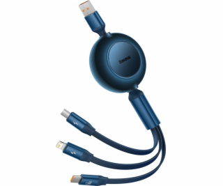 Baseus Bright Mirror 3, USB kábel 3 v 1 pre micro USB/USB...
