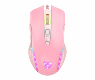 Herná myš ONIKUMA CW905 ružová