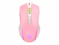 Herná myš ONIKUMA CW905 ružová