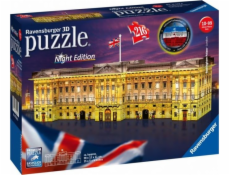 3D puzzle budovy v noci Buckinghamský palác