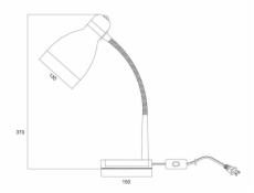 Stolní lampa DOMOLETTI TIMBER MT29988-1, 40 W, E27