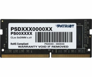 Paměťový modul PATRIOT SIGNATURE DDR4 SO-DIMM 8GB 3200MHz...