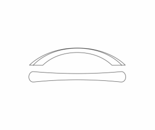 Rukojeť DOMOLETTI 589A.33, matný chrom, 1 ks.