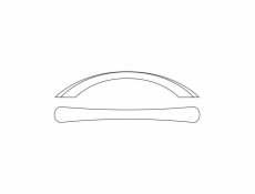 Rukojeť DOMOLETTI 589A.33, matný chrom, 1 ks.