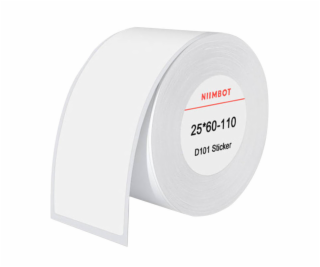 Termálne štítky Niimbot samolepky 25x60 mm, 110 ks (biele)