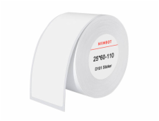 Termálne štítky Niimbot samolepky 25x60 mm, 110 ks (biele)
