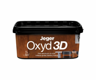 Dekorativní omítka Jeger OXYD 3D, hnědá, 1l