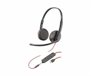 HP Poly Blackwire C3225 Stereo USB-C Headset Bulk 209751-101