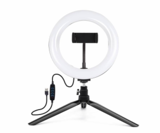 Puluz s držiakom na statív a 20cm LED krúžkom Vlogging PK...