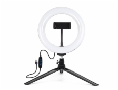 Puluz s držiakom na statív a 20cm LED krúžkom Vlogging PKT3073B