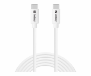Sandberg nabíjecí kabel Saver USB-C na USB-C 65W 2m, bílá