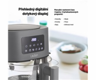 Lauben Glass&Grill Air Fryer 3in1 5500BG - horkovzdušná f...