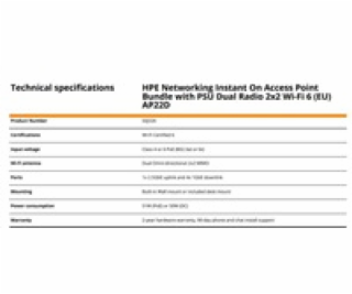 HPE Networking Instant On Access Point Bundle with PSU Du...