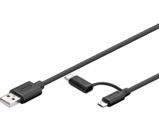 Lade- und Synchronisations-Kombikabel USB-A > Micro-USB /...