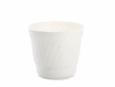Hrniec Uniplastex Barok UDB18, plast, O 18 cm, biely