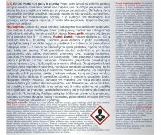 Pasta pre hlodavce Bros, 150g