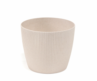 Plastový hrniec LAMELA 869-05, biely, O16 cm
