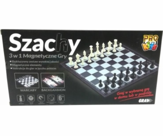 Pro děti šachy 3v1 magnetické