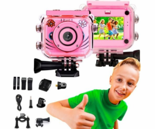 Extralink Kids Camera H18 Pink | Fotoaparát | Displej 108...