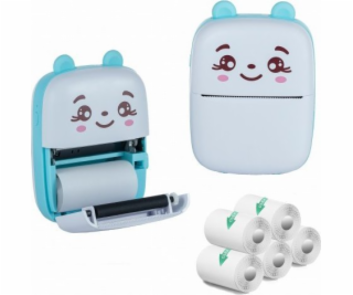 Extralink Kit | Termotiskárna EPP-002 Modrá + Samolepicí ...