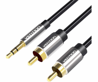 Cable Audio 2xRCA do 3.5mm Vention BCFBJ 5m (black)