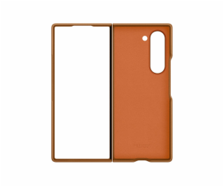 Samsung Ochranný kryt z veganské kůže pro Fold 6 Brown