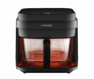 CONCEPT Horkovzdušná fritéza GLASS & FAST 5,5 L FR5500