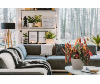 Plastový hrniec LAMELA 873-05, biely, O30 cm