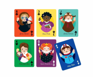 Mudpuppy Little Feminist Hrací karty Významné ženy