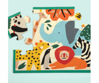 Mudpuppy Puzzle zvířátka v ZOO 12 dílků