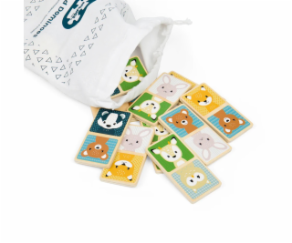 Bigjigs Toys Domino lesní zvířátka