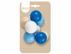 Detoa Kuličky na šňůře modré