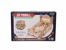 RoboTime 3D Dřevěné puzzle Hrací automat - Pinball Machine