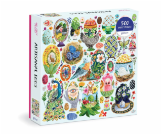 Galison Puzzle Malovaná vajíčka 500 dílků