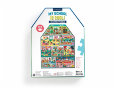 Mudpuppy Moje škola- puzzle ve tvaru domu 100 dílků