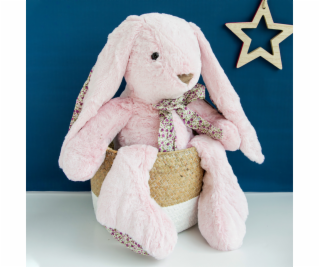 Doudou Histoire d´Ours Plyšový kamarád růžový králíček 50 cm