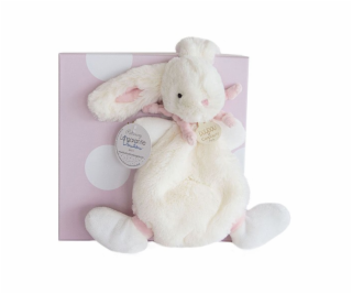 Doudou Dárková sada - Plyšový králíček růžový 26 cm
