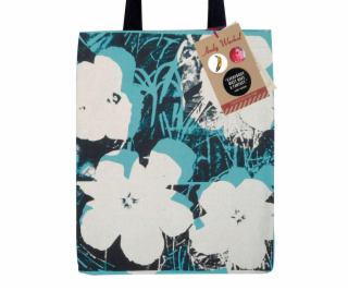 Galison Plátěná taška Květiny Andy Warhol